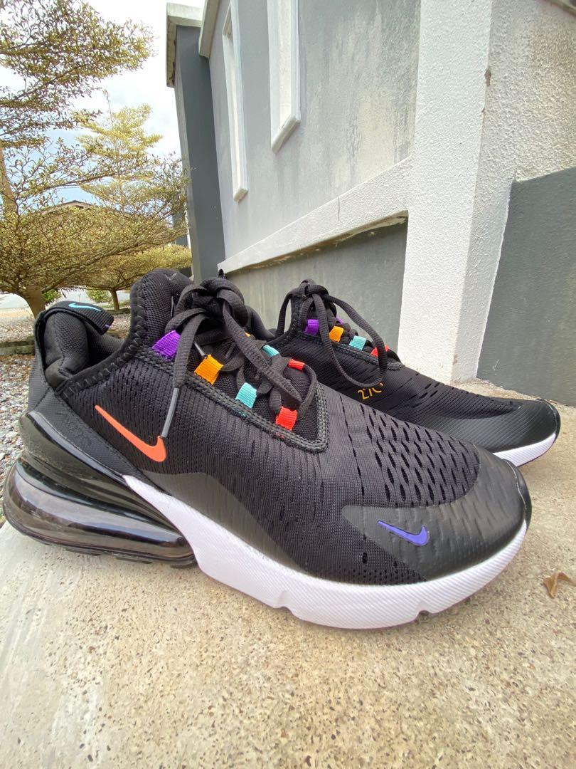 Nike Air Max 270 Black Multi Color Men s Fashion Footwear