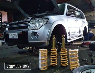 Pajero BK Tjm XGS 2'' lift kit springs and Shocks Shock absorber cK also available
