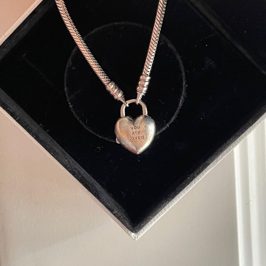 You are loved heart padlock sale bracelet