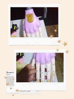 Patung tangan latihan nail art