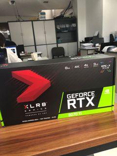 PNY GeForce RTX 3070 Ti 8GB XLR8 Gaming UPRISING™ EPIC-X RGB™ Triple Fan SKU: VCG3070T8TFXMPB