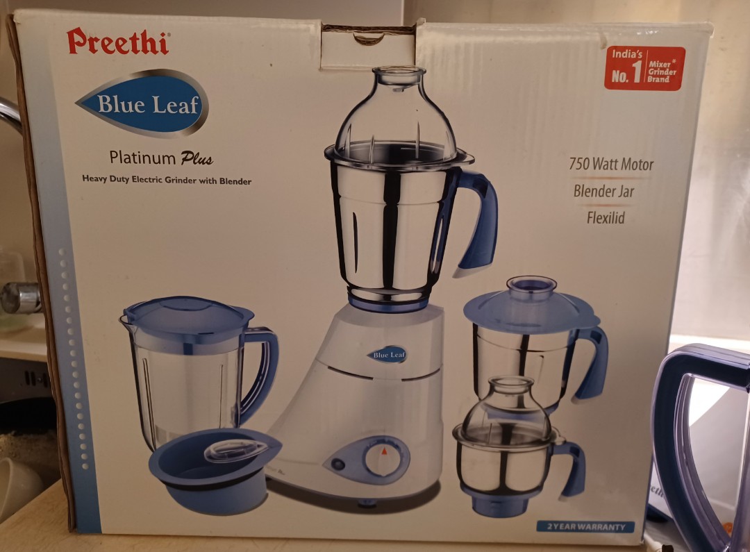 Preethi Blue Leaf Mixer Grinder Review 