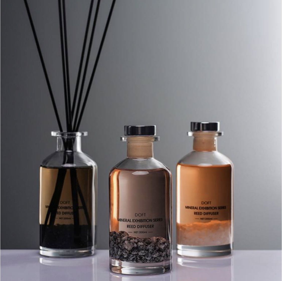 Premium Reed Diffuser with Popular Scents - Huge 200ml Bottle ...