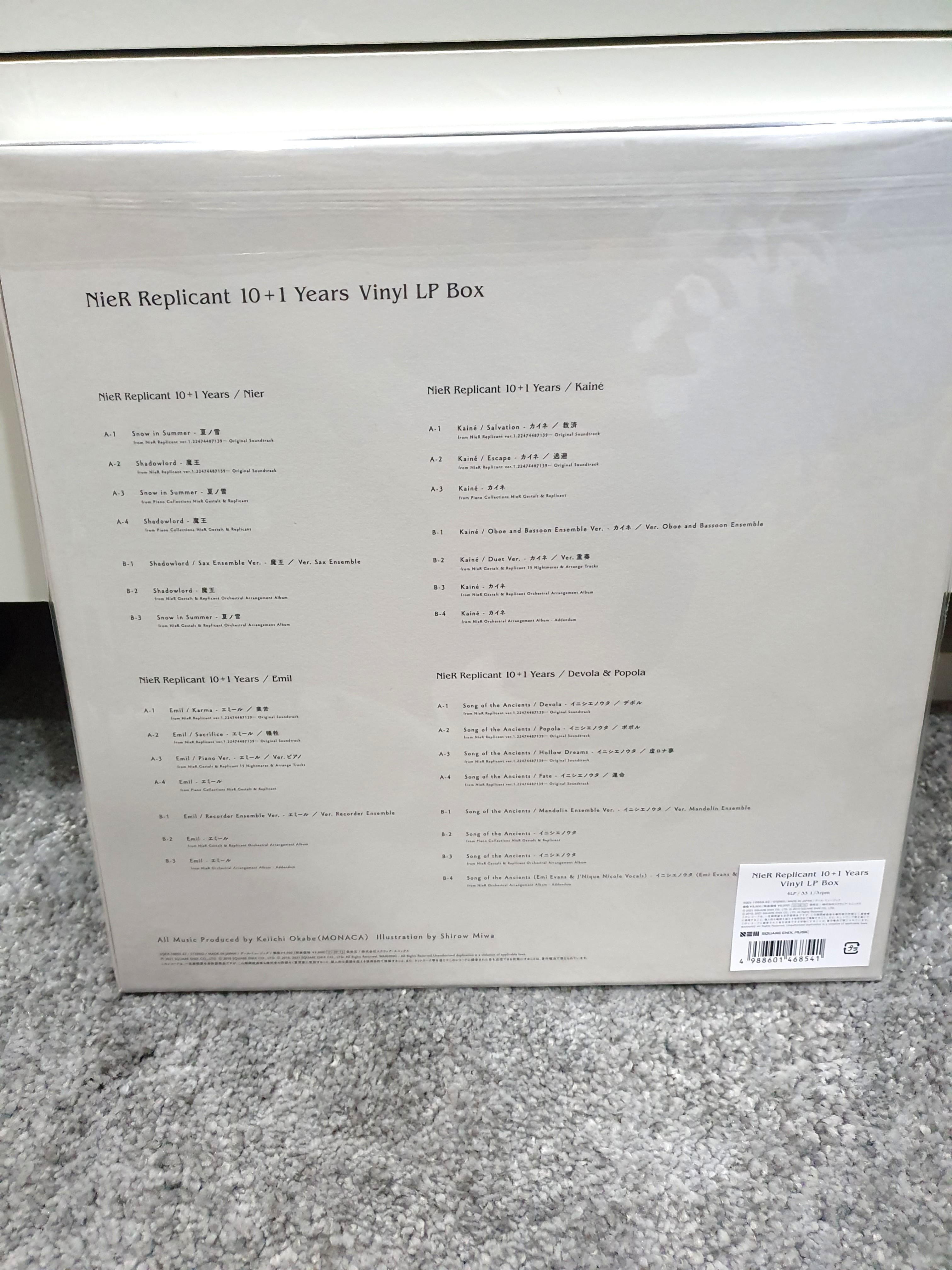 In Stock] NieR Replicant 10+1 Years Vinyl Limited Edition