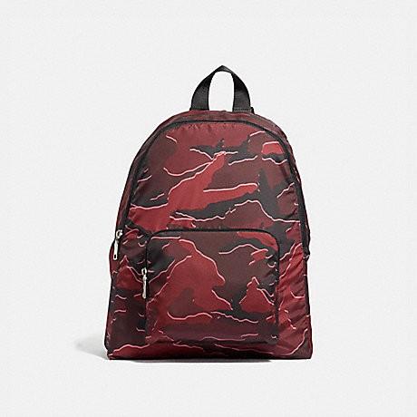 Coach red camo backpack outlet