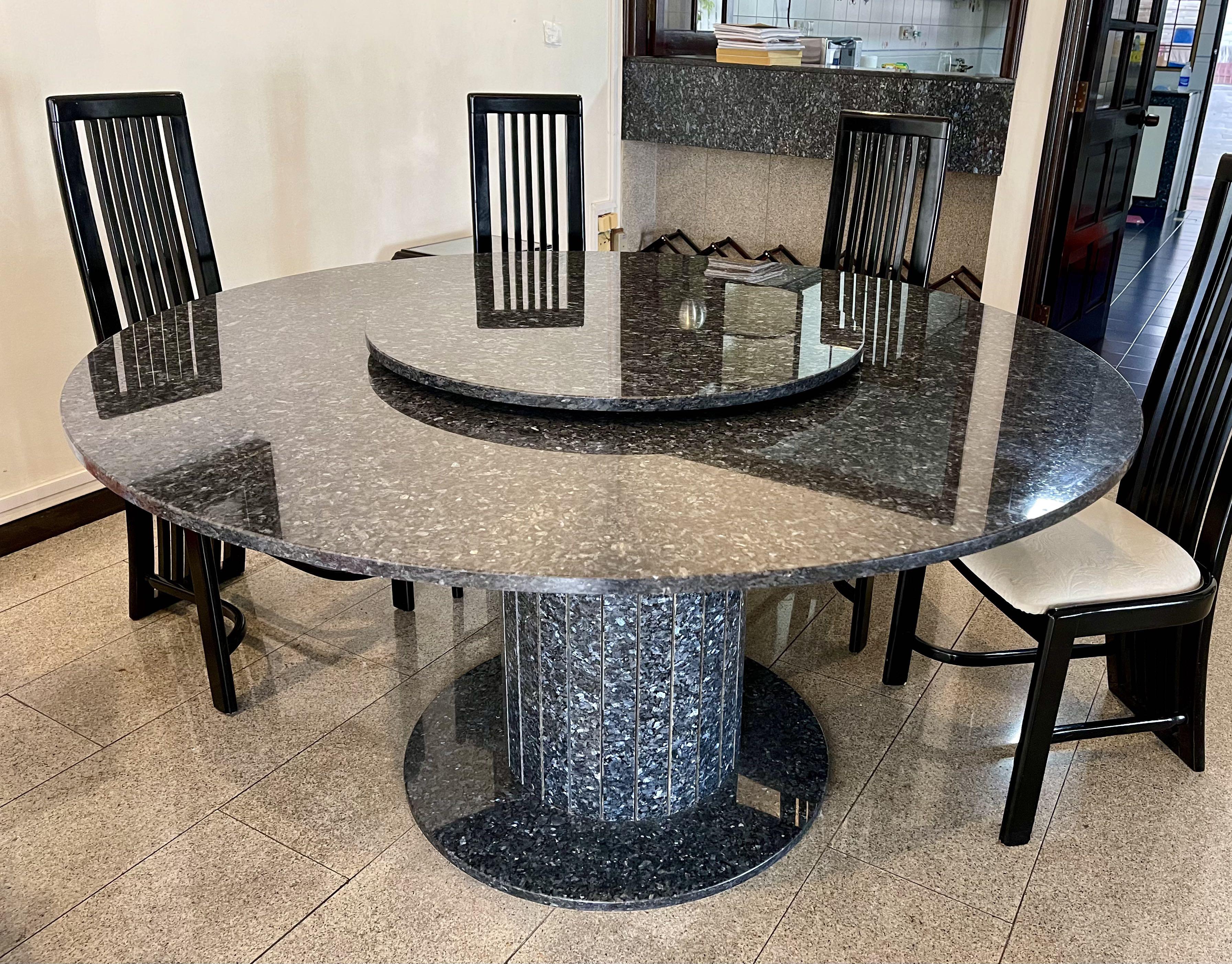 Granite dining outlet table for sale