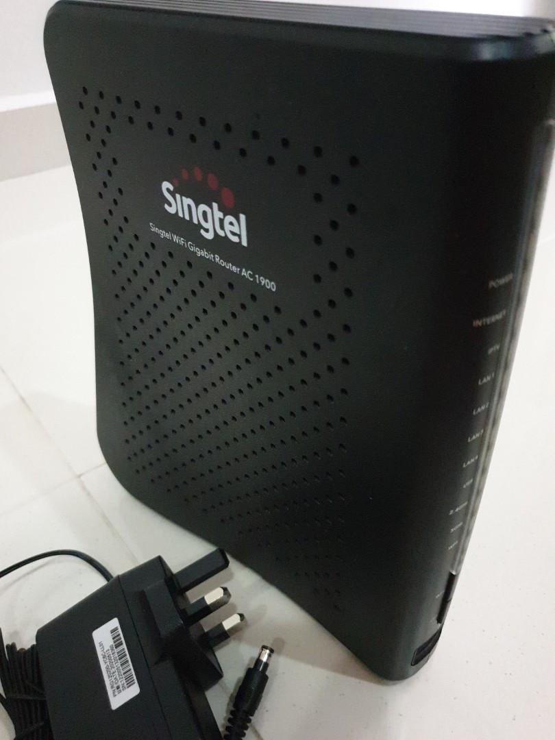 Singtel AC1900 router, Computers & Tech, Parts & Accessories ...