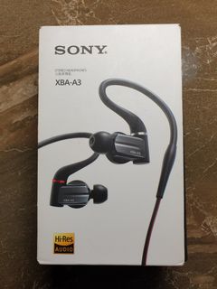 SONY XBA-A3 IEM, Audio, Portable Audio Accessories on Carousell