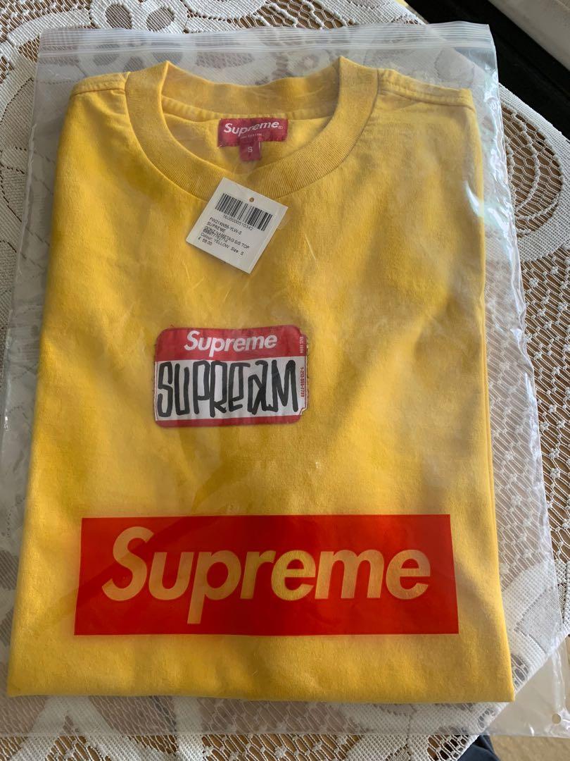 supreme tag tee