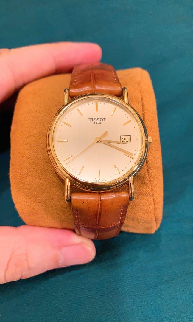Tissot carson 18k gold store