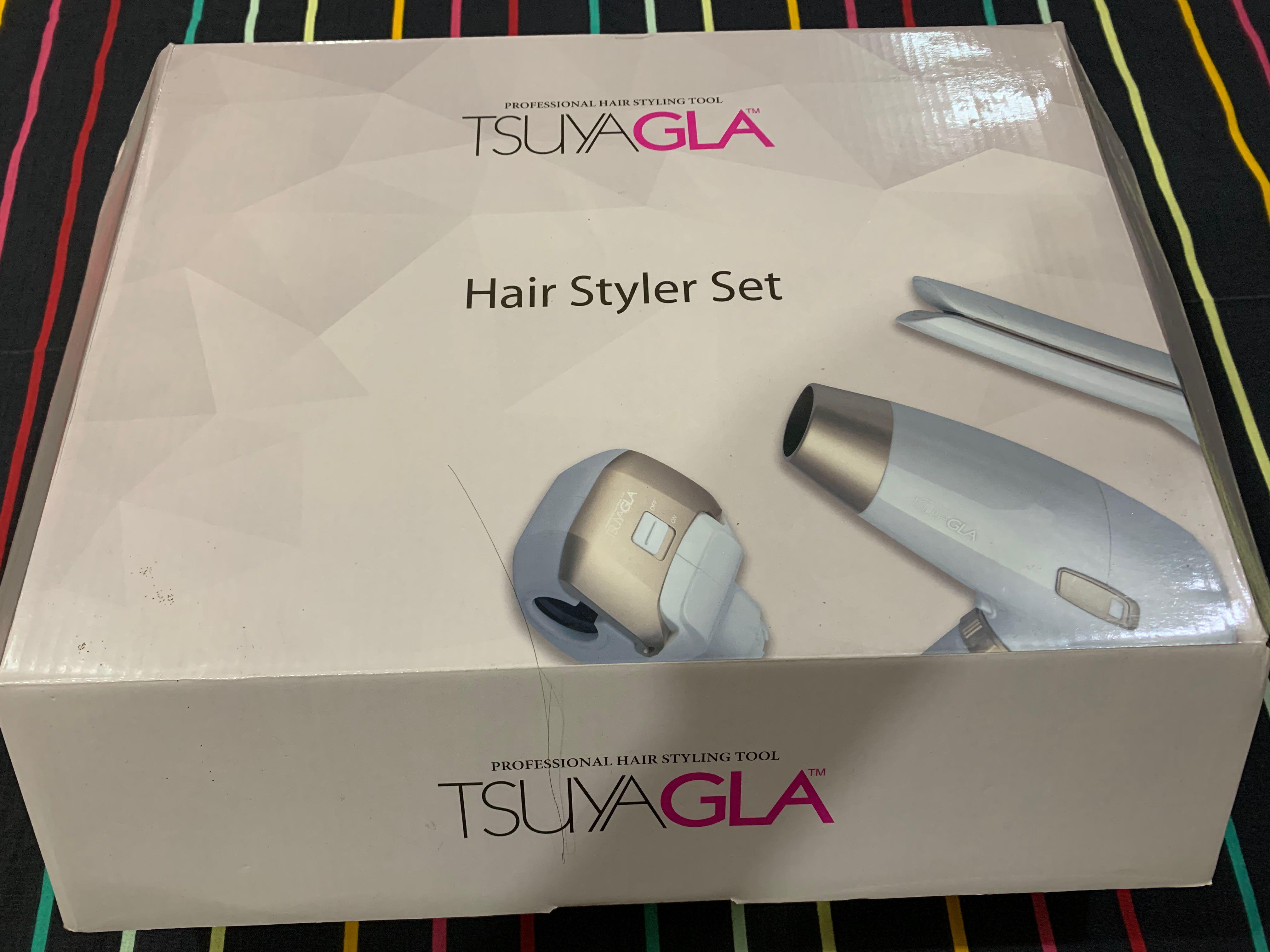 TSUYAGLA HAIR STYLER SET Original frim O ShoppinG Beauty