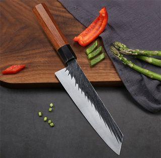Turwho High-quality 8 Inch Stainless Japanese style Kitchen Chef Knife with Rosewood Handle Gift Box