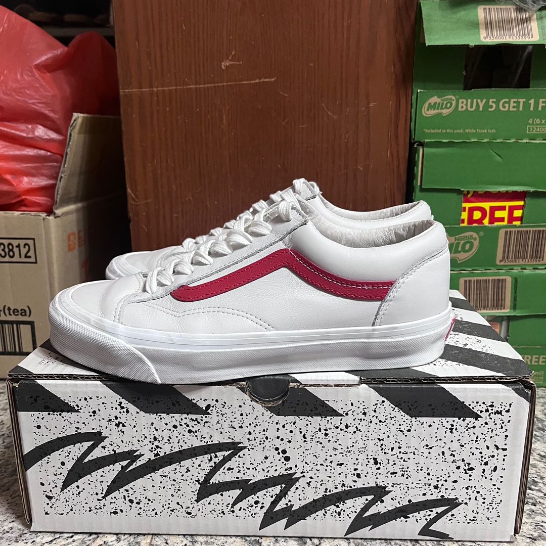 Vans 36 top red