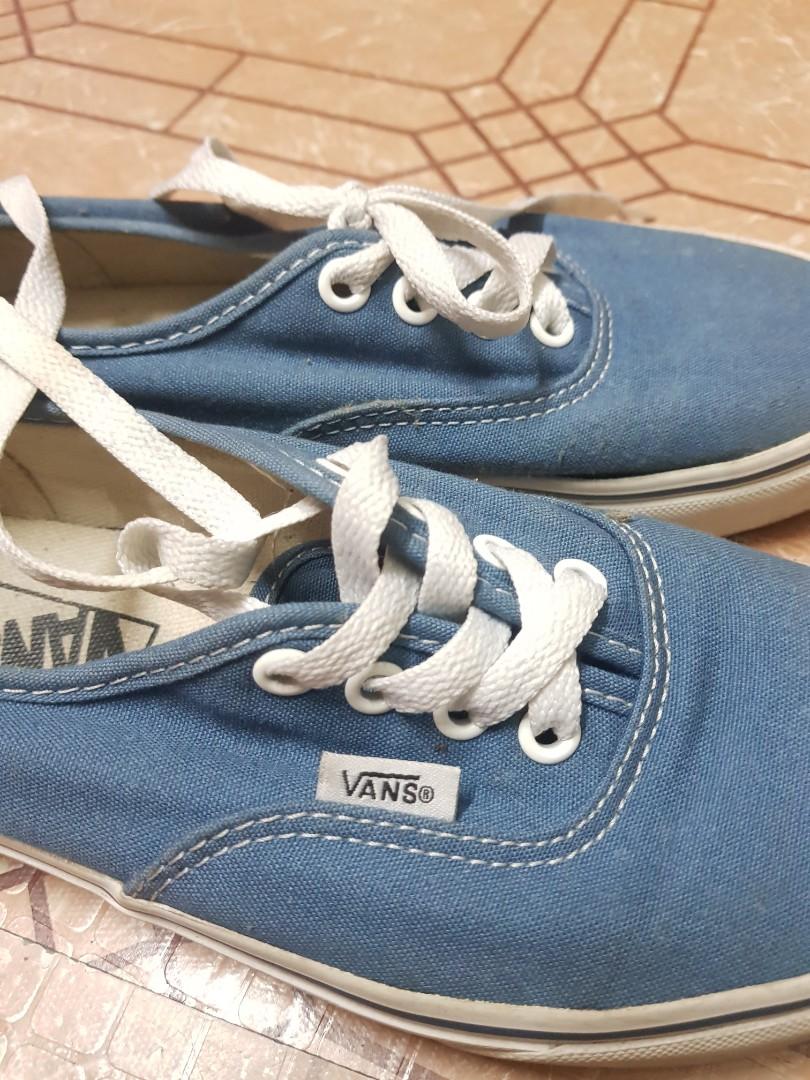vans blue donker