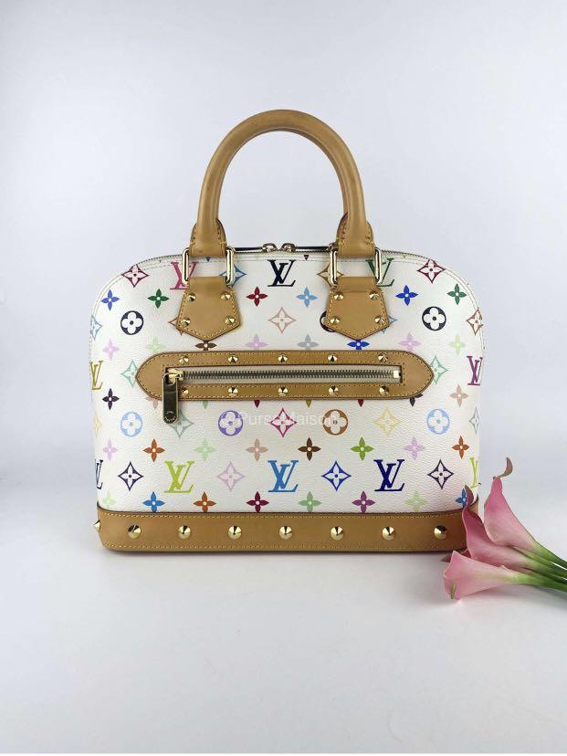 Louis Vuitton Limited Edition Multi-Color LV Bag 💼 Worn 4 times. Basically  brand new! 100% Authentic With Gold buckles as handles Extreme…