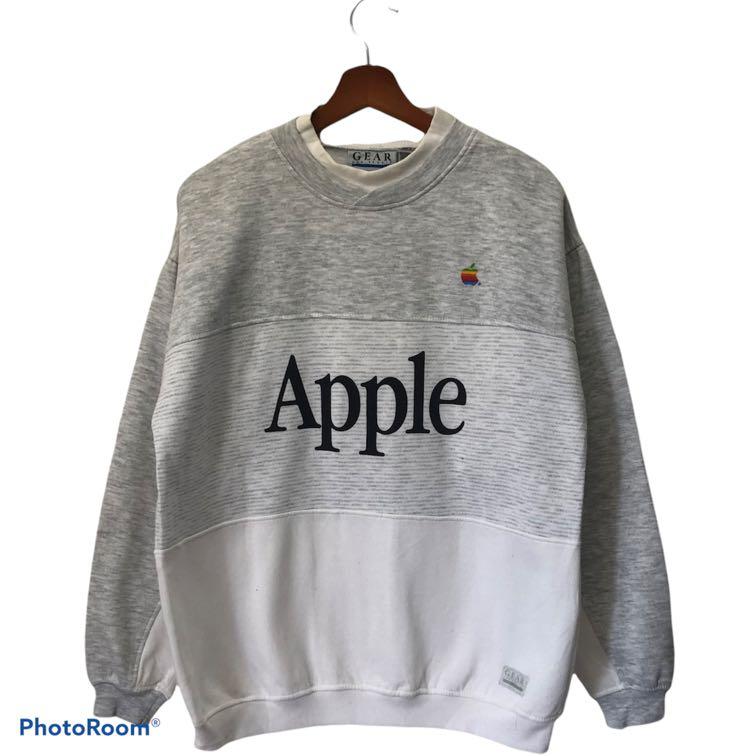 Vintage Apple Sweatshirt Men s Fashion Tops Sets Hoodies on