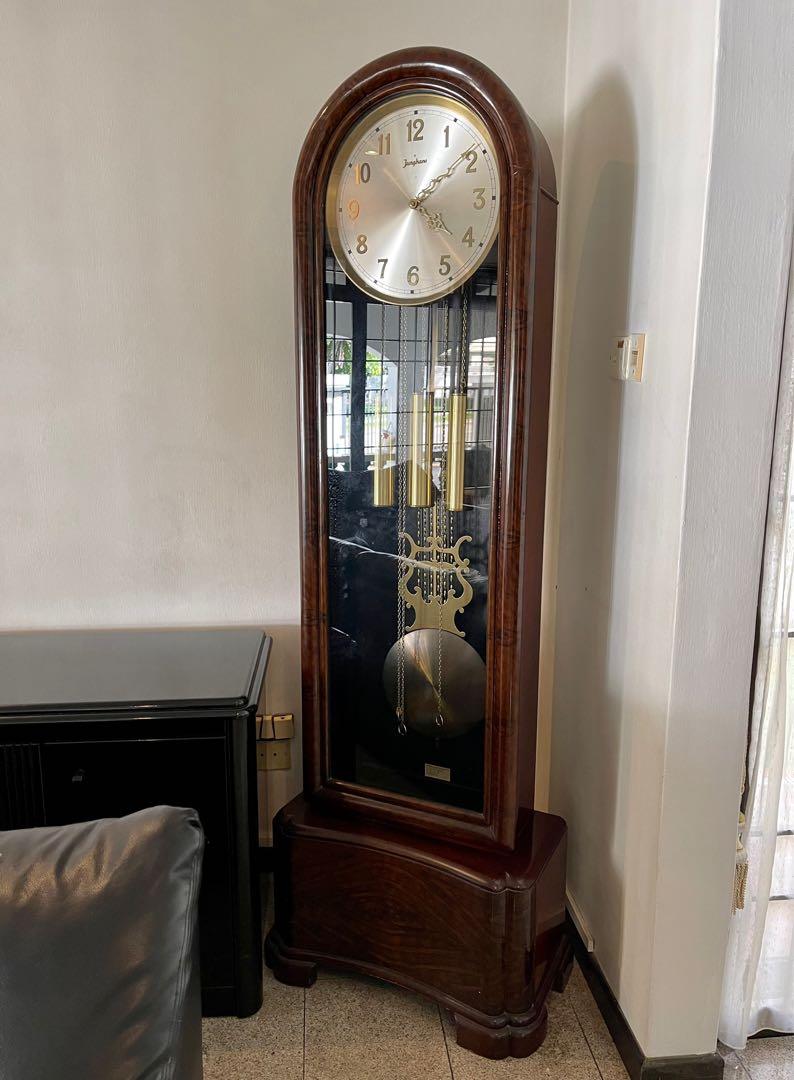 Vintage Junghans Grandfather Clock Made in Germany, Furniture & Home