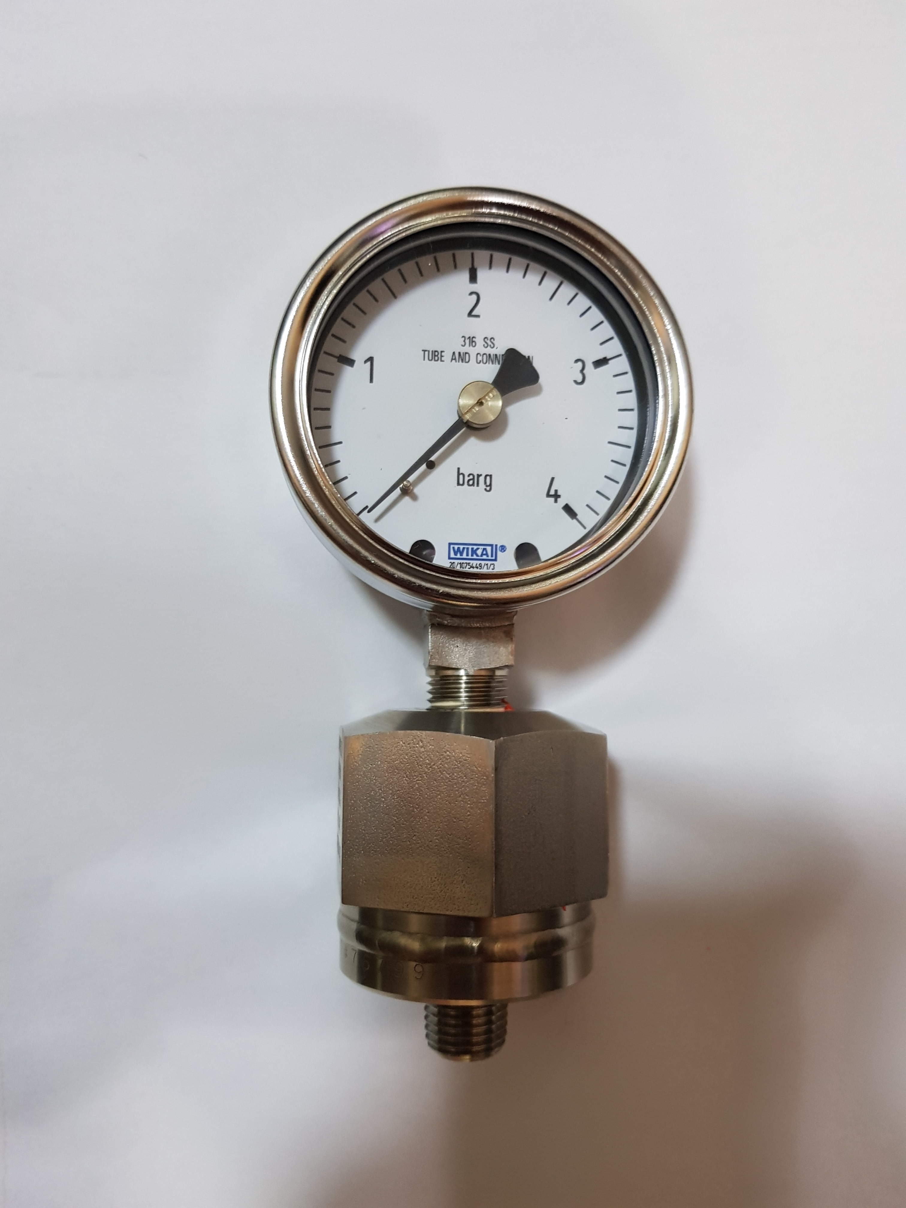 Wika Pressure Gauge with Diaphragm Seal, Computers & Tech, Parts