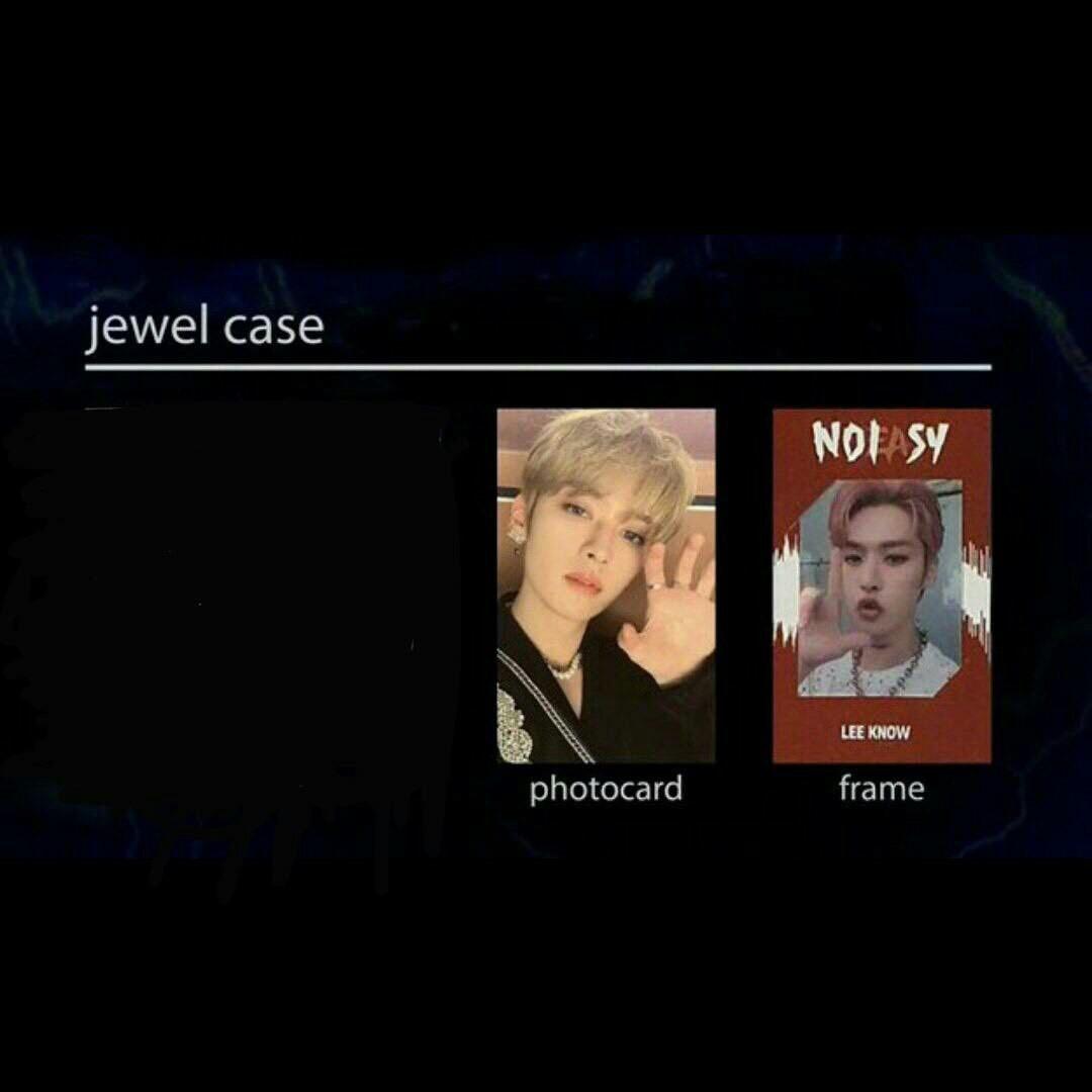 Stray kids Han NOEASY Jewel case CD + Photocard + Frame Photo set