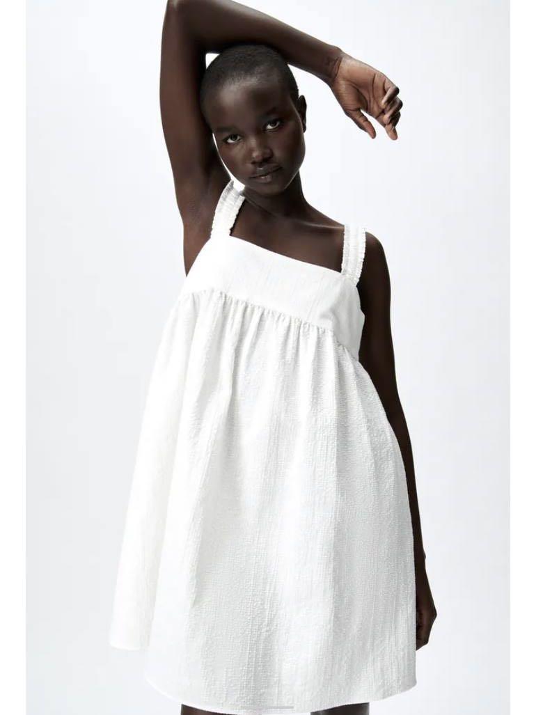 Zara textured weave dress sales