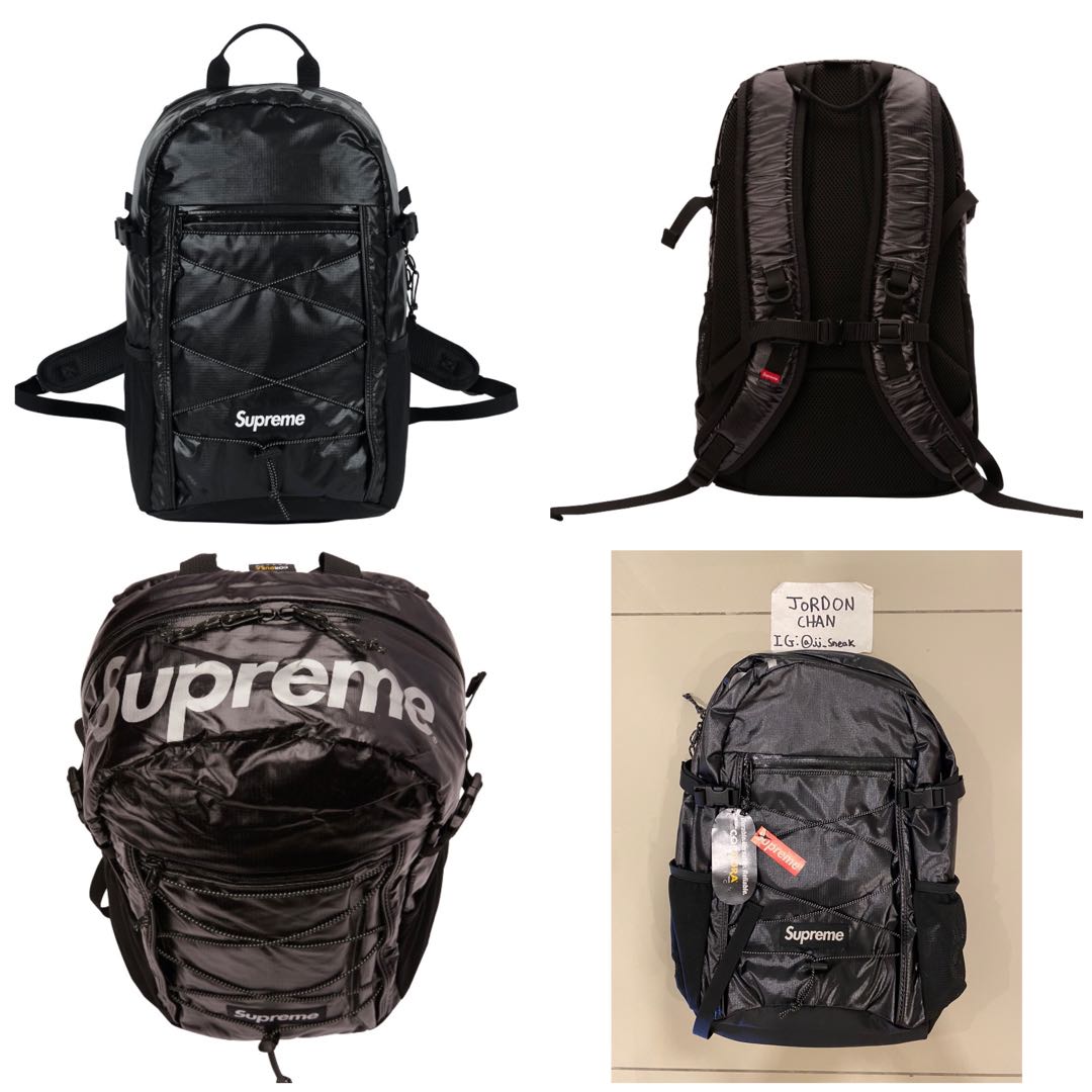 Supreme backpack sales fw17 black