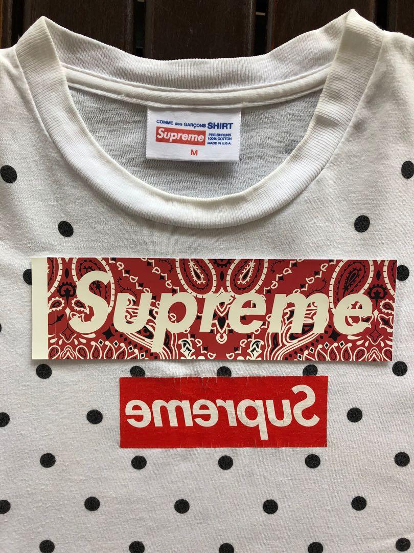 Supreme polka dot top t shirt