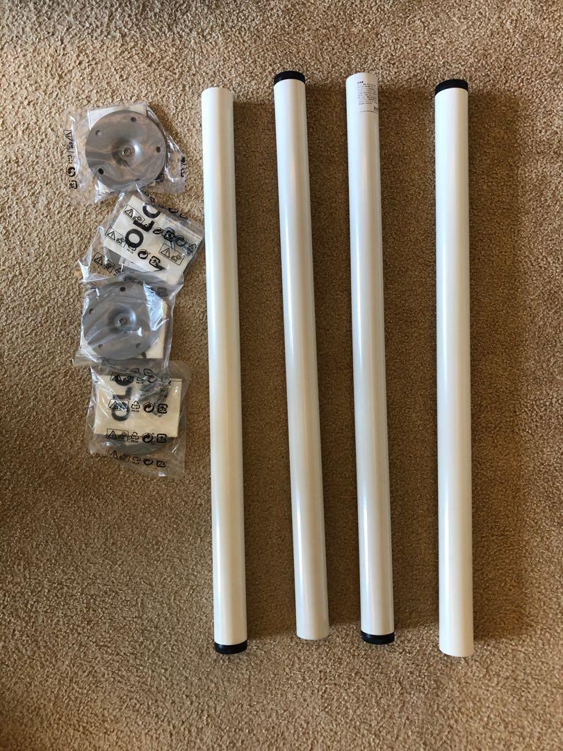 4x IKEA Adils Table leg 70cm, Furniture & Home Living, Furniture, Tables & Sets on Carousell