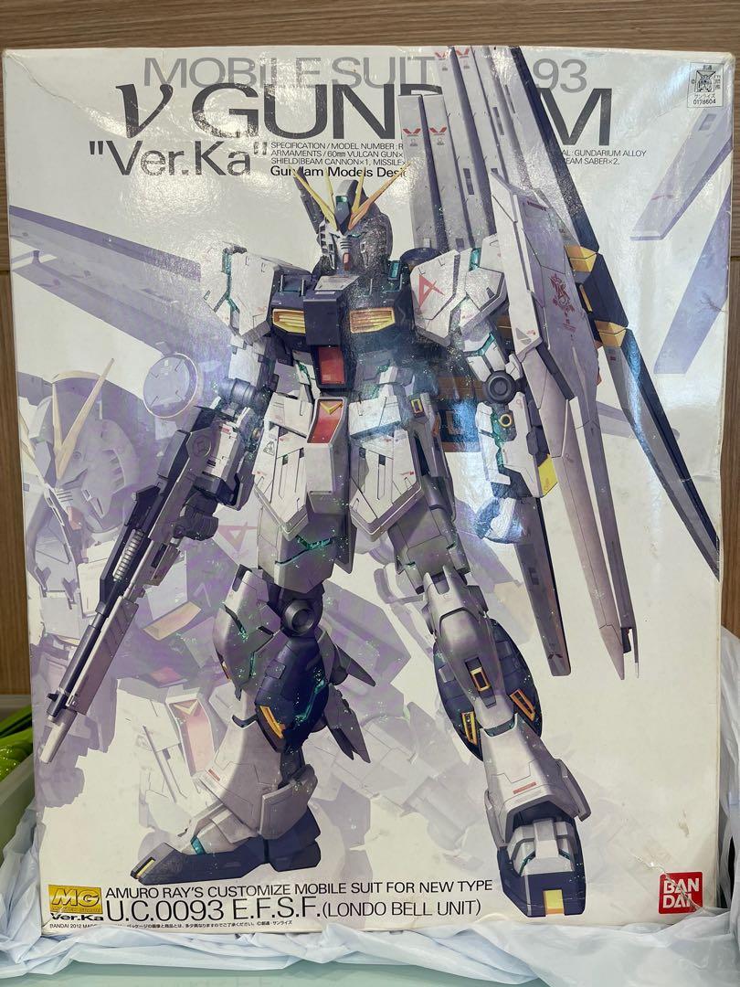 清屋平讓全新未砌Bandai MG V Gundam UC0093 EFSF RX-93 V 高達阿寶專用London Unit 1/100  模型盒舊, 興趣及遊戲, 玩具 遊戲類- Carousell