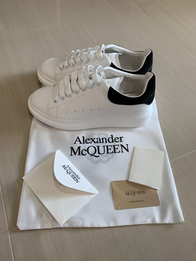 Alexander mcqueen cheap white black
