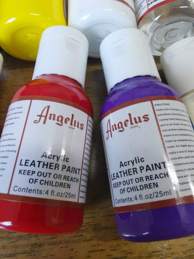 Angelus leather paint kit, Hobbies & Toys, Stationery & Craft