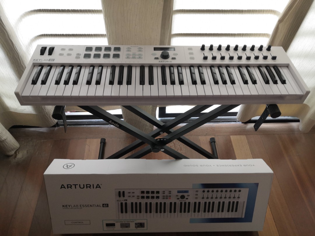 Arturia Keylab Essential 61 Midi Keyboard Controller (Unsealed)(Nego),  Hobbies & Toys, Music & Media, Musical Instruments on Carousell