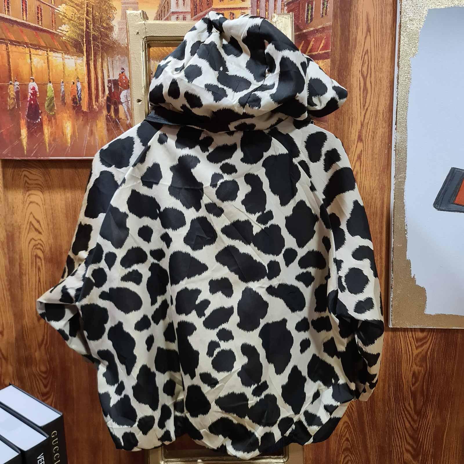 Authentic Moncler Leopard Design Hoodie Jacket Size 0