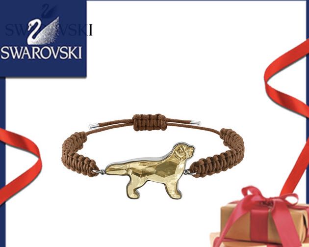 Swarovski golden best sale retriever bracelet