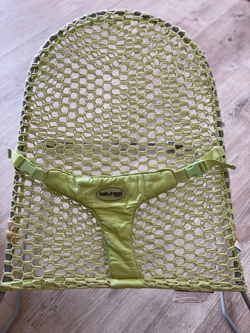 Babyhood Safety Mesh Bouncer lime