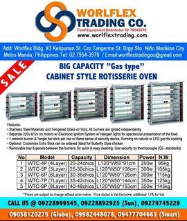 Big Capacity Rotisserie Oven cabinet style