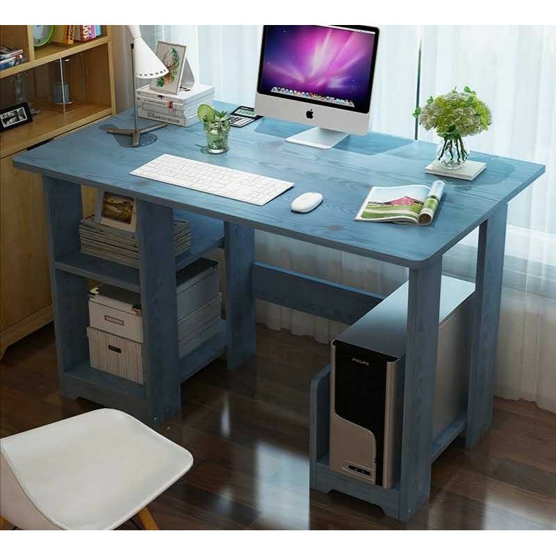 Blue Multi-function Desktop Computer Table, Furniture & Home Living ...