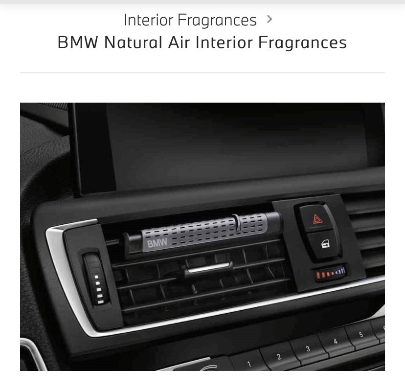 BMW Natural Air Interior Fragrance Kit, Car Accessories