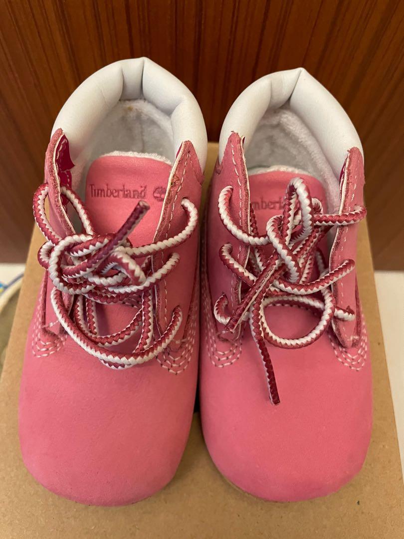 Red baby hotsell timberlands