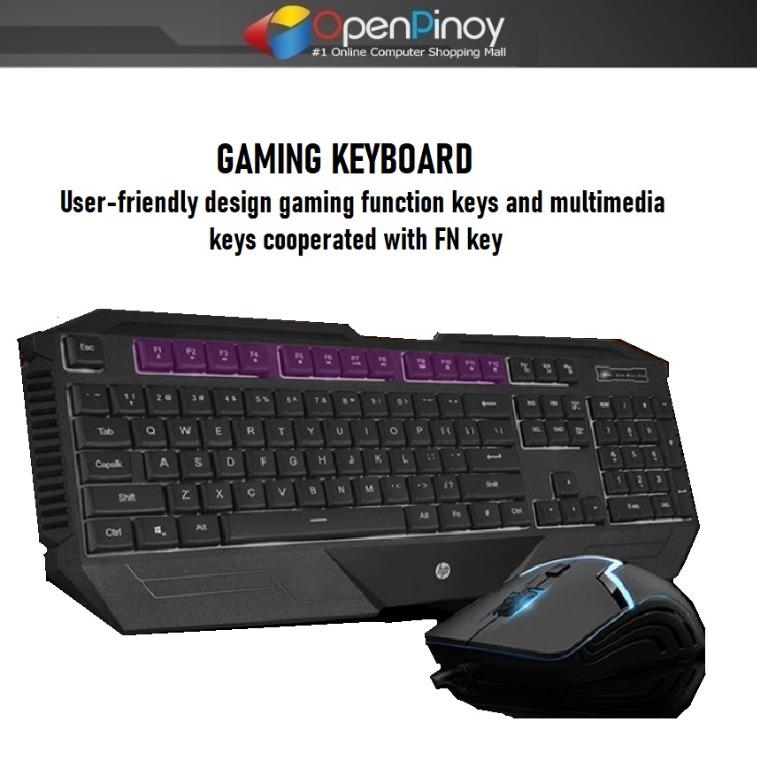Brandnew PREORDER!!!HP GK1000 GAMING ERGONOMIC KEYBOARD AND MOUSE, Computers & Tech, Parts