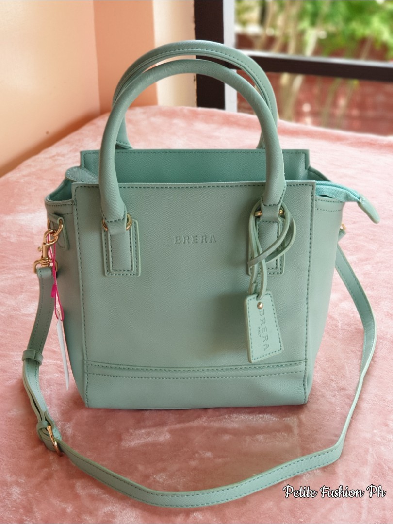 BRERA Mint Green 2-Way Mini Sling/ Hand Bag, Luxury, Bags & Wallets on  Carousell