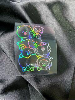 BTS Sticker bt21 car bike bicycle laptop phone cartoon army bottle