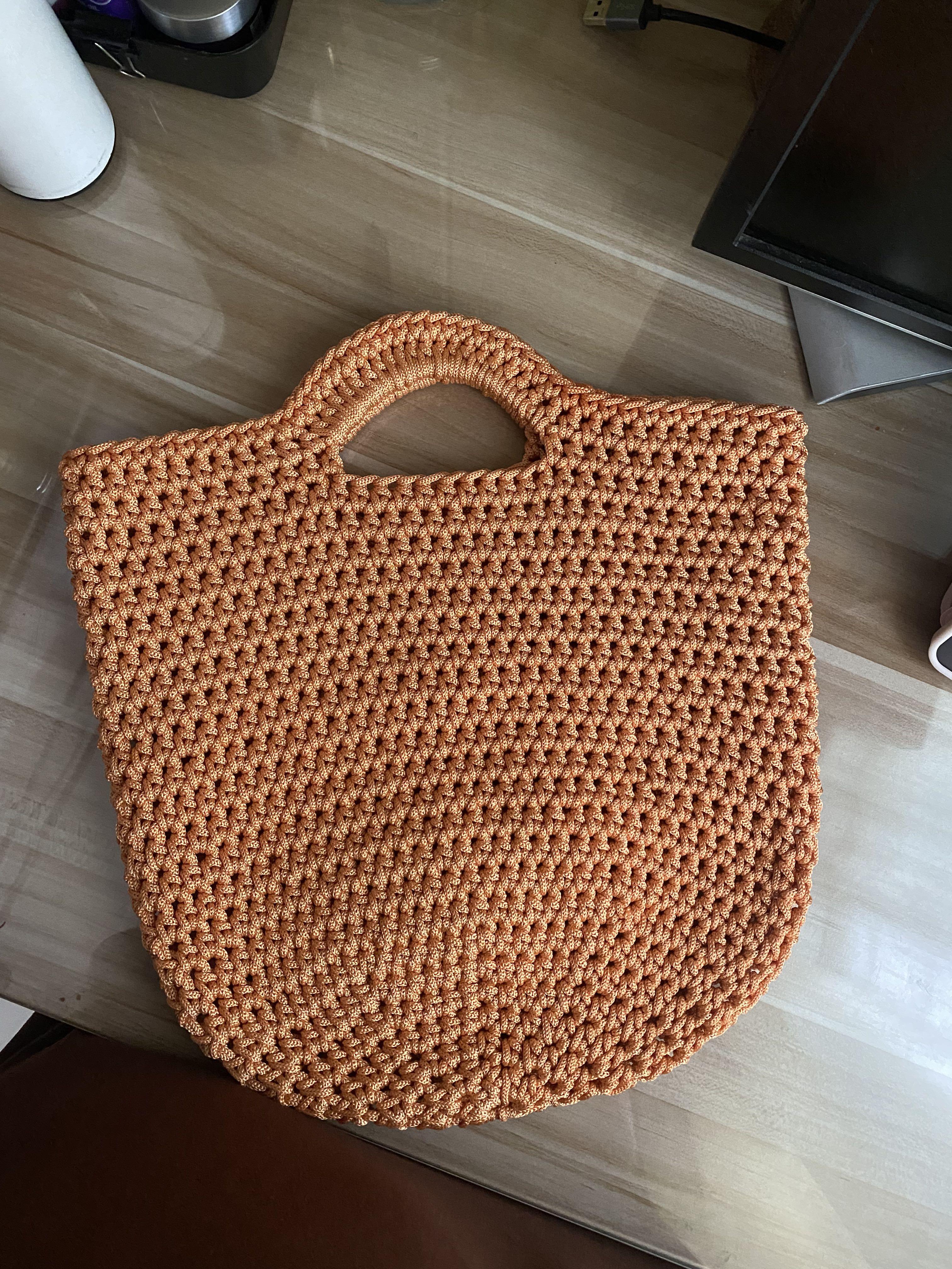 CLEARANCE Bucket Beach bag in Cantaloupe Orange Women s Fashion Bags Wallets Beach Bags on Carousell