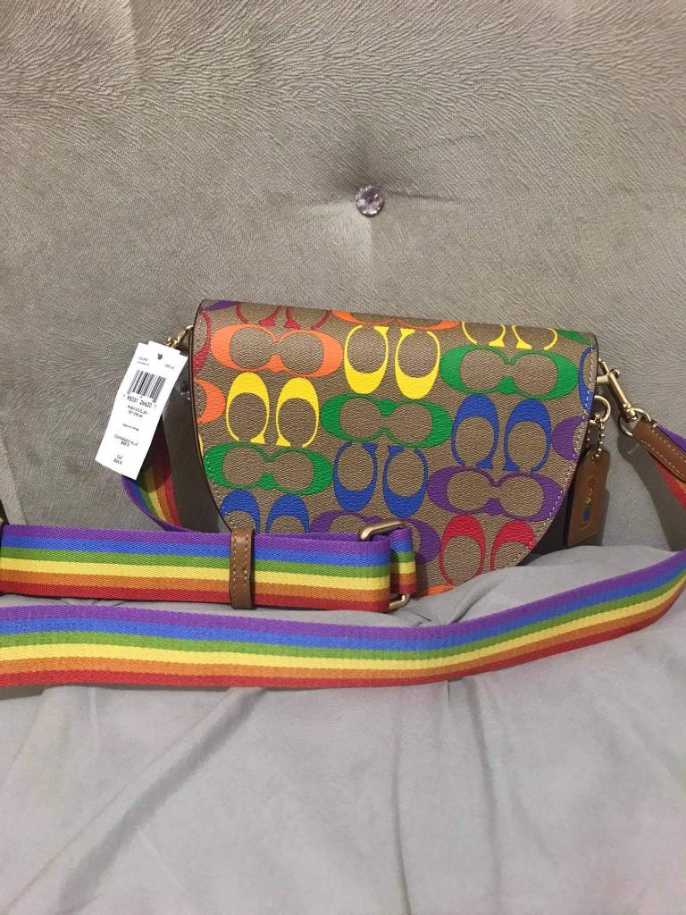 Coach crossbody best sale rainbow bag