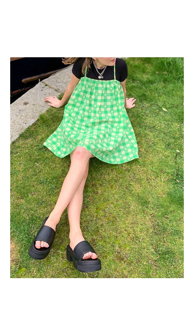 green bridesmaid dresses asos Uranie Emerald Green Gathered Maxi Dress main image 0