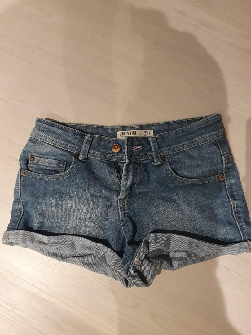Cotton on denim shorts in size AUS 6 