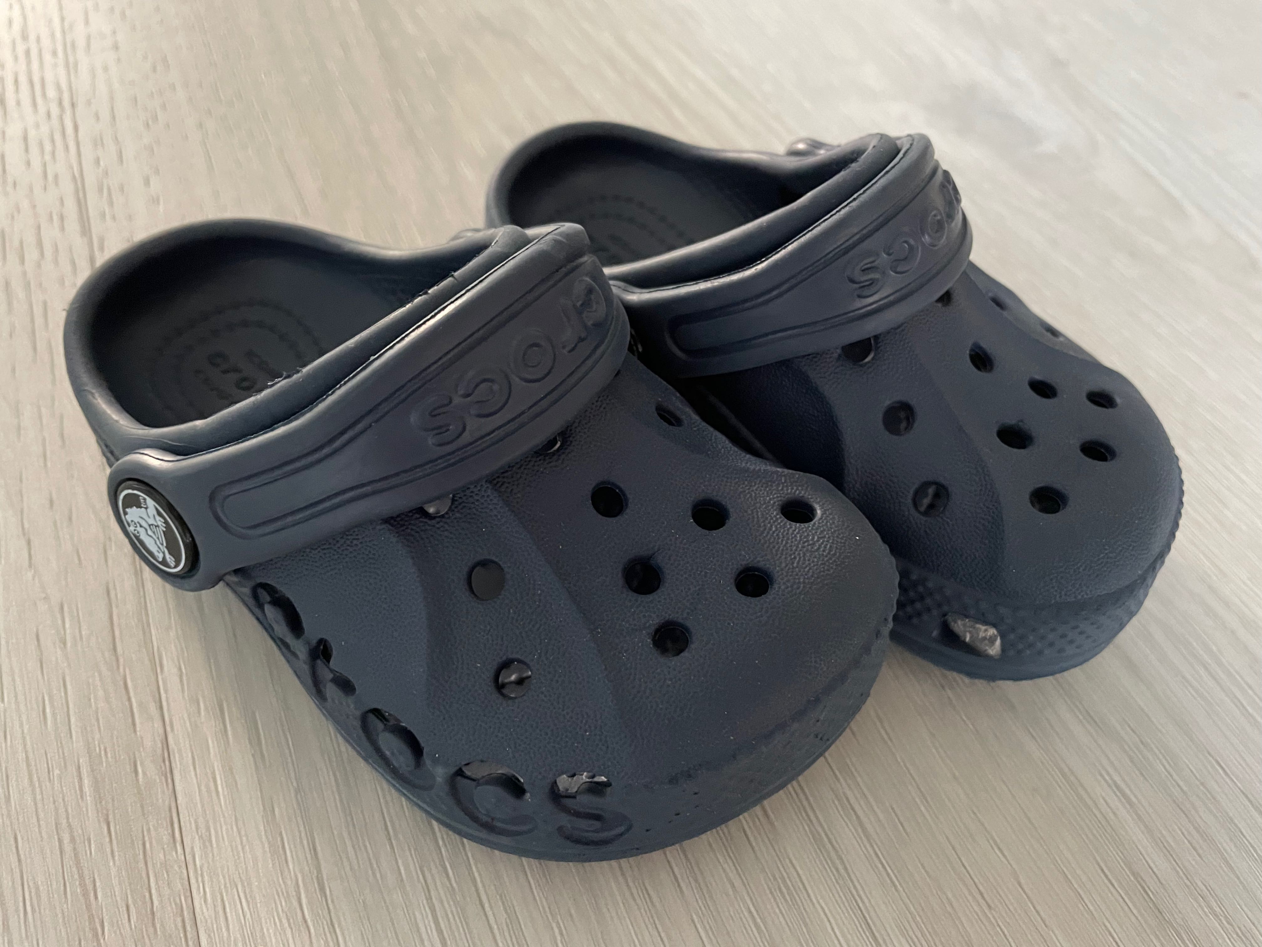 Crocs boys navy C6, Babies & Kids, Babies & Kids Fashion on Carousell