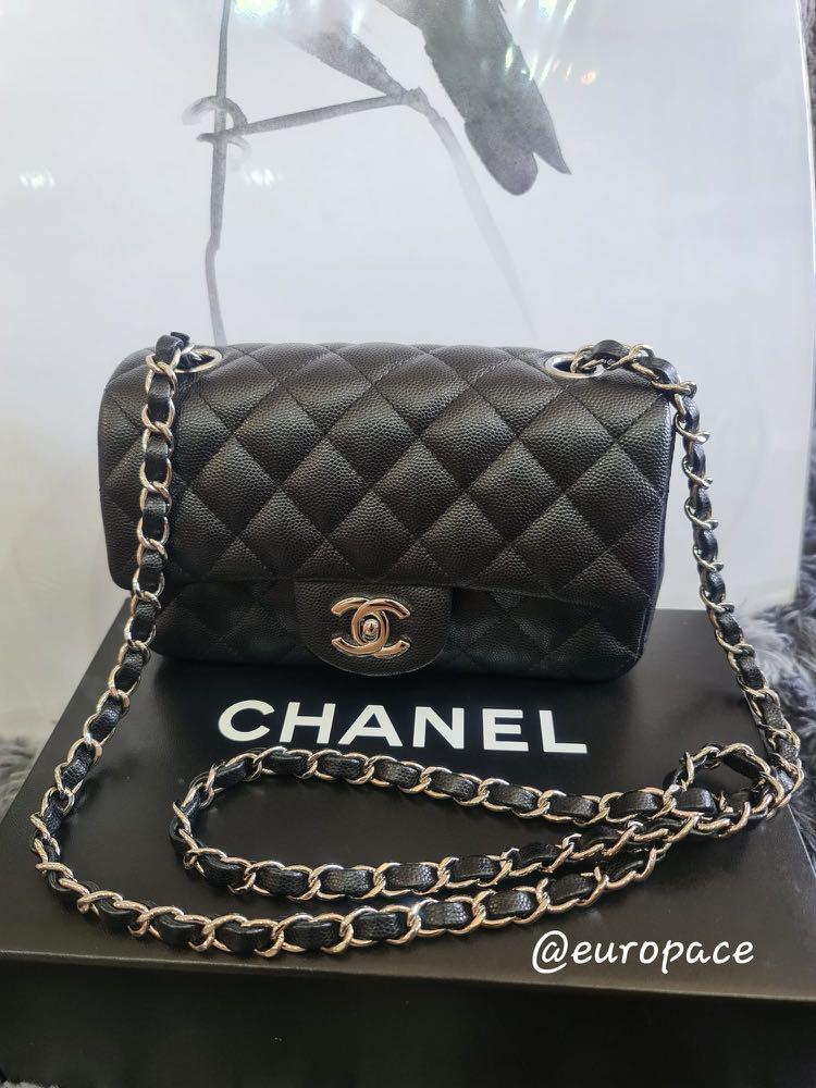 Chanel mini rectangular online caviar discontinued