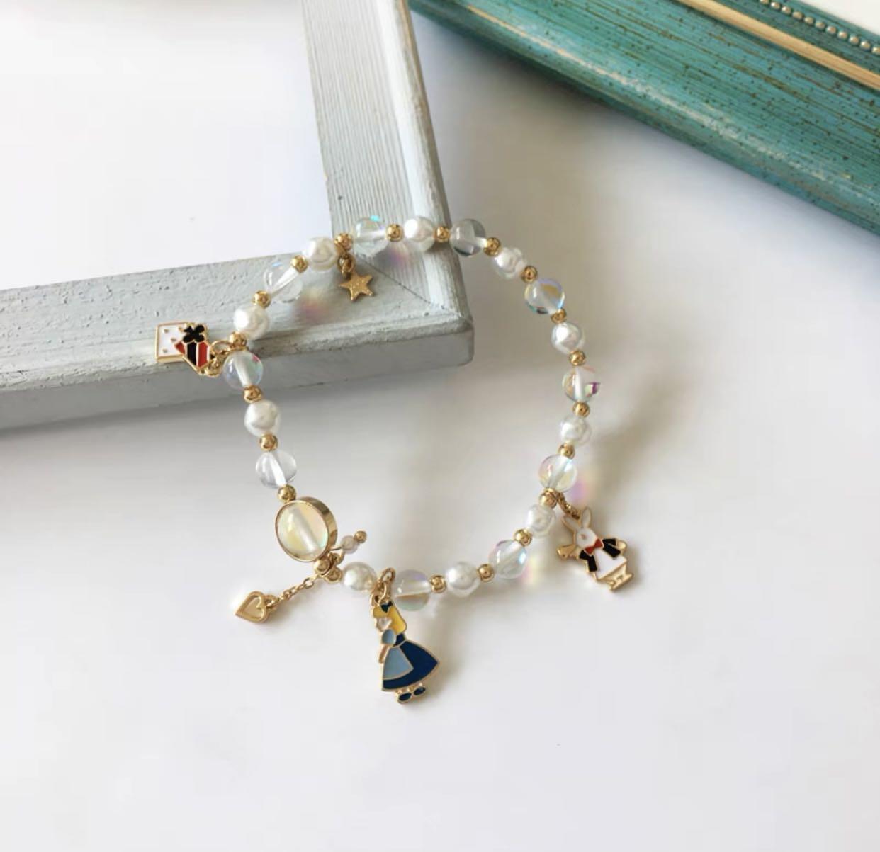 Disney Womens Mickey Mouse Fantasia Charm Bracelet : Target