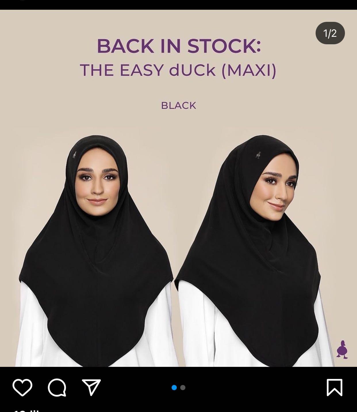 Tudung duck online sale