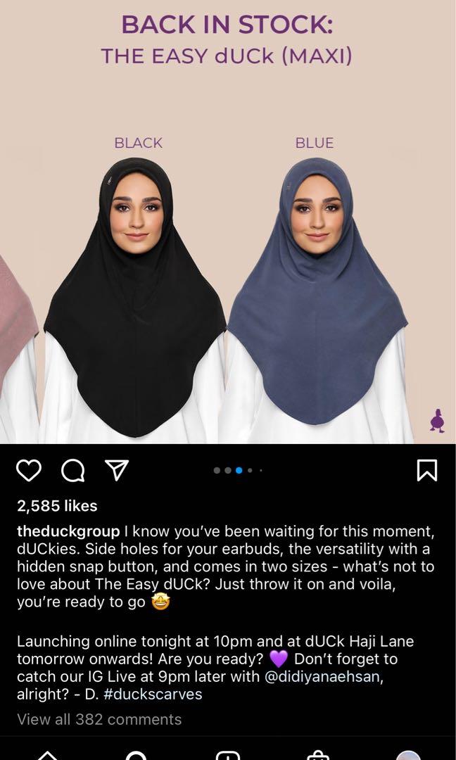 Tudung duck online hotsell